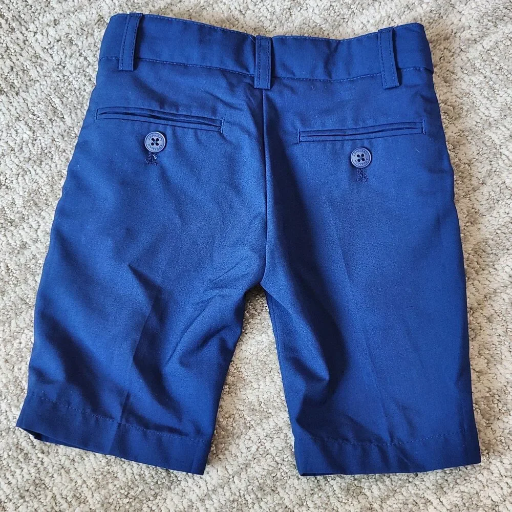 Appaman boys trouser shorts blue size 3T